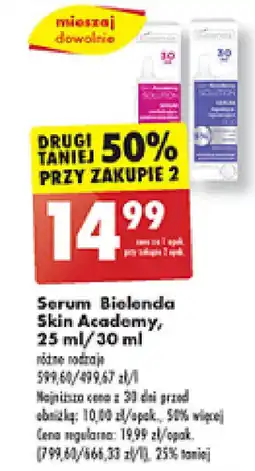 Biedronka Serum Bielenda Skin Academy, 25 ml/30 ml oferta