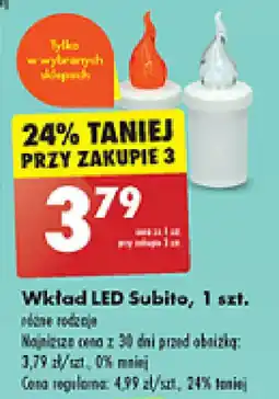 Biedronka Wkład LED Subito, 1 szt. oferta