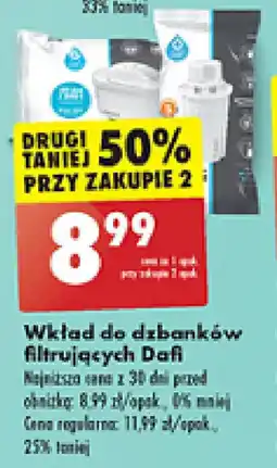 Biedronka Wkład do dzbanków filtrujących Dafi oferta