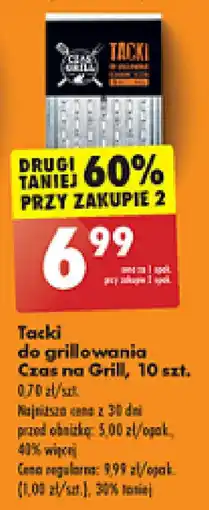 Biedronka Tacki do grillowania Czas na Grill, 10 szt. oferta