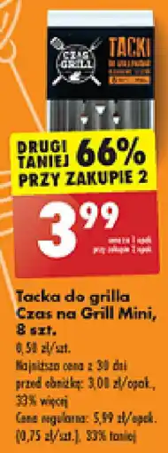 Biedronka Tacka do grilla Czas na Grill Mini, 8 szt. oferta
