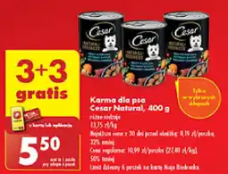 Biedronka Karma dla psa Cesar Natural, 400 g oferta