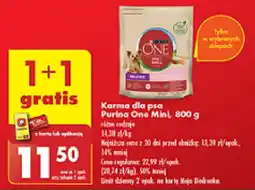 Biedronka Karma dla psa Purina One Mini, 800 g oferta
