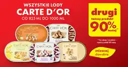 Biedronka WSZYSTKIE LODY CARTE D'OR 825-1000 ml oferta