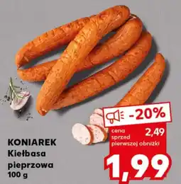 Kaufland KONIAREK Kiełbasa pieprzowa 100 g oferta