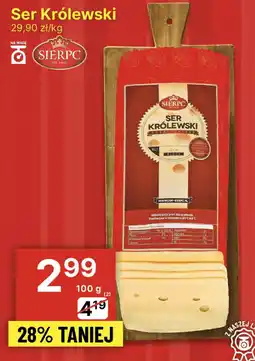 Delikatesy Centrum Ser Królewski SIERPC 100g oferta