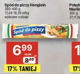 Delikatesy Centrum Spód do pizzy Henglein 380-400g oferta