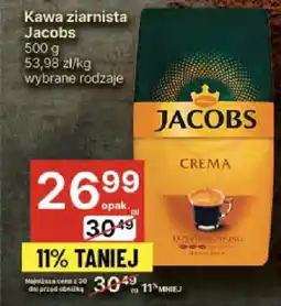 Delikatesy Centrum Kawa ziarnista Jacobs 500g oferta