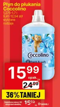 Delikatesy Centrum Płyn do płukania Coccolino 1,275-1,7l oferta