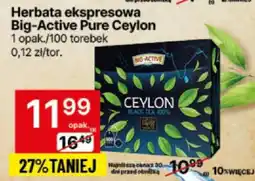 Delikatesy Centrum Herbata ekspresowa Big-Active Pure Ceylon 100 torebek oferta