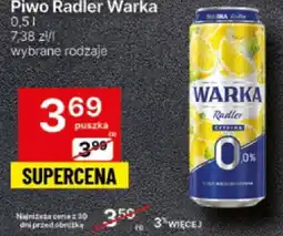 Delikatesy Centrum Piwo Radler Warka 0,5l oferta