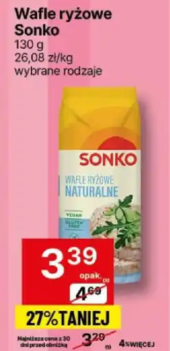 Delikatesy Centrum Wafle ryżowe Sonko 130g oferta