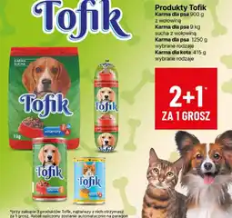 Delikatesy Centrum Produkty Tofik Karma dla psa 900g-9kg/Karma dla kota 415g oferta