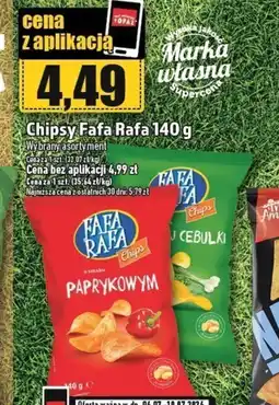 Topaz Chipsy Fafa Rafa 140 g oferta