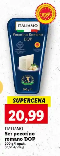 Lidl ITALIAMO Ser pecorino romano DOP 200 g oferta