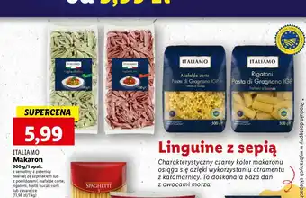 Lidl Makaron ze szpinakiem Italiamo oferta