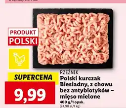 Lidl Mięso mielone z piersi kurczaka Rzeźnik codzienna dostawa oferta
