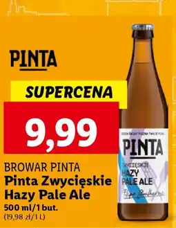 Lidl BROWAR PINTA Pinta Zwycięskie Hazy Pale Ale 500 ml oferta