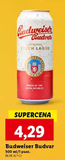 Lidl Budweiser Budvar 500 ml oferta