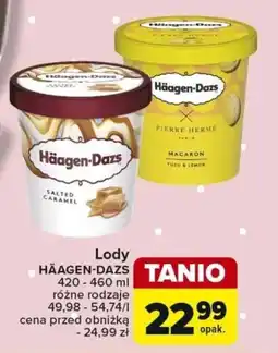 Carrefour Lody HÄAGEN-DAZS 420-460 ml oferta