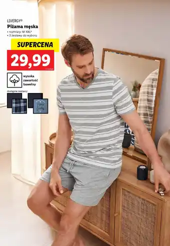 Lidl LIVERGY Piżama męska oferta