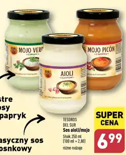 ALDI TESOROS DEL SUR Sos aioli/mojo 250ml oferta