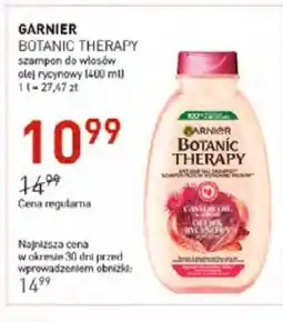 GARNIER BOTANIC THERAPY szampon do włosów olej rycynowy (400 ml)