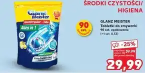Kaufland Tabletki do zmywarki Glanz meister oferta