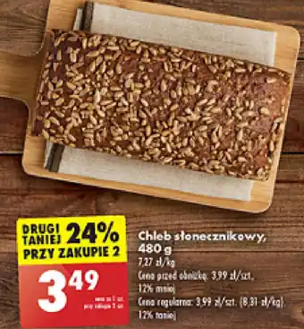 Biedronka Chleb słonecznikowy, 480 g oferta