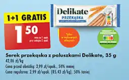 Biedronka Serek przekąska z paluszkami Delikate, 35 g oferta