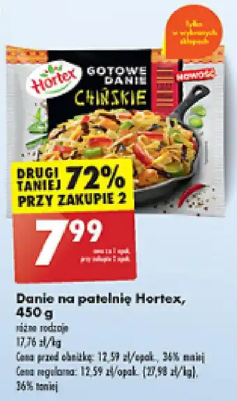 Biedronka Danie na patelnię Hortex, 450 g oferta