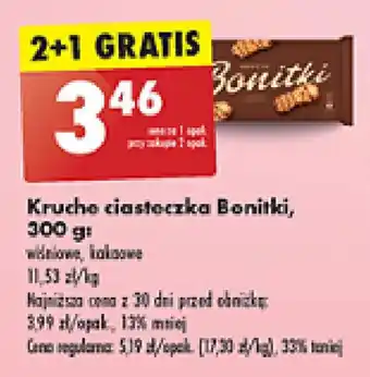 Biedronka Kruche ciasteczka Bonitki, 300 g oferta
