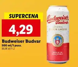 Lidl Budweiser Budvar 500 ml oferta