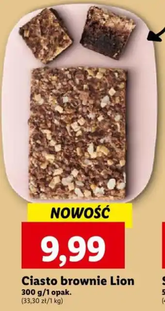 Lidl Ciasto brownie Lion 300 g oferta