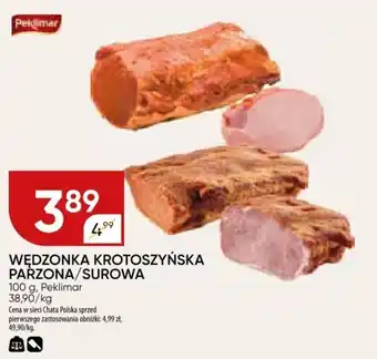 Chata Polska WĘDZONKA KROTOSZYŃSKA PARZONA/SUROWA, Peklimar 100 g oferta