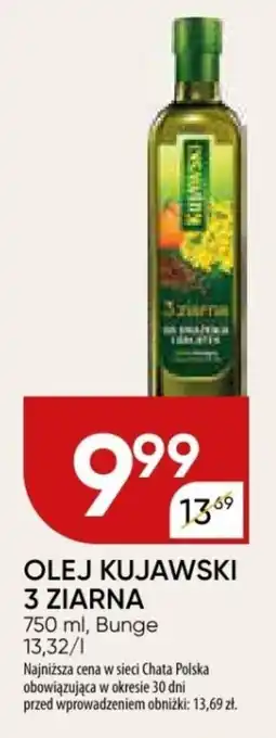 Chata Polska OLEJ KUJAWSKI 3 ZIARNA 750 ml oferta