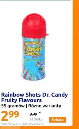 Action Rainbow Shots Dr. Candy Fruity Flavours 55 g oferta