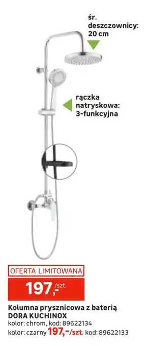 Leroy Merlin Kolumna prysznicowa Kuchinox oferta