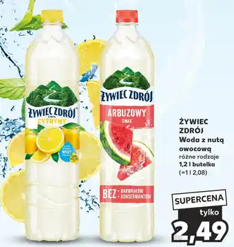 Kaufland Woda smakowa Żywiec zdrój 1,2 l oferta