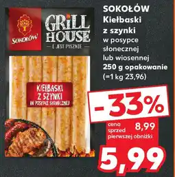 Kaufland SOKOŁÓW Kiełbaski z szynki 250 g oferta