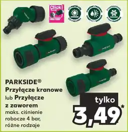 Kaufland PARKSIDE Przyłącze kranowe lub Przyłącze z zaworem oferta