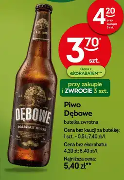 Żabka Piwo Dębowe 0,5 l oferta