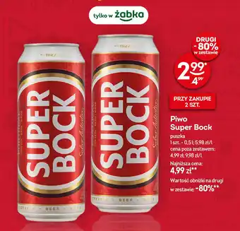 Żabka Piwo Super Bock 0,5 l oferta