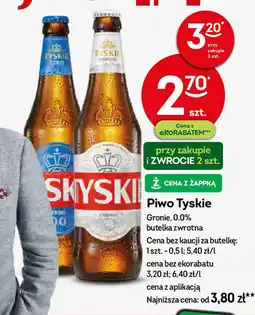 Żabka Piwo Tyskie 0,5 l oferta