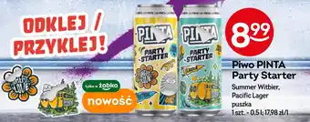 Żabka Piwo PINTA Party Starter 0,5 l oferta