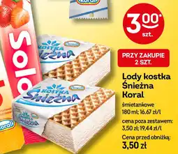 Żabka Lody kostka Śnieżna Koral 180 ml oferta