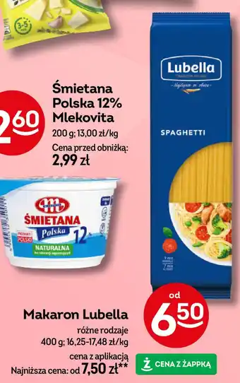Żabka Makaron Lubella 400 g oferta