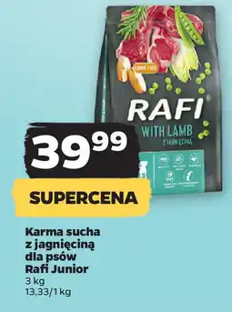 Netto Karma sucha z jagnięciną dla psów Rafi Junior 3kg oferta