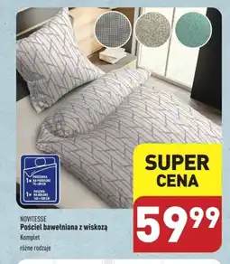 ALDI NOVITESSE Pościel bawełniana z wiskozą oferta
