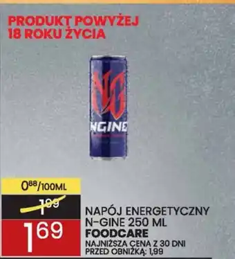 Wafelek NAPÓJ ENERGETYCZNY N-GINE 250 ML FOODCARE oferta
